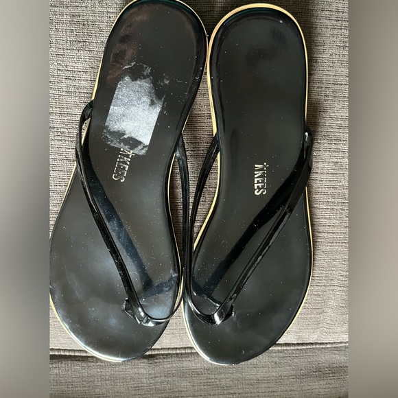 Tkees black patent flip flop - Picture 1 of 7